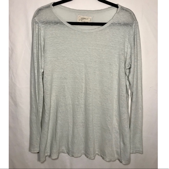 CURRENT/ELLIOTT top | The Boyfriend Long Sleeve - Picture 1 of 6